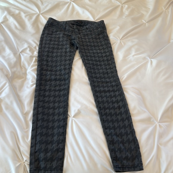 Houndstooth black and Grey skinny pants - Picture 4 of 6